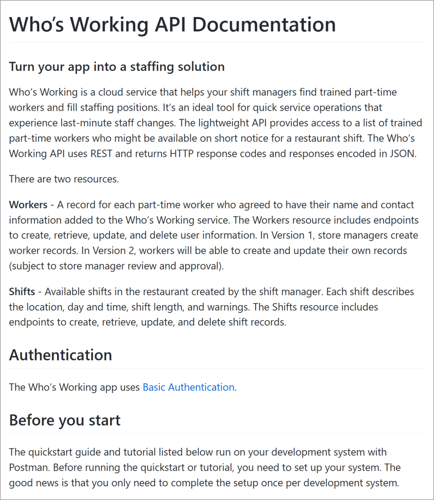 Rob Whyte api technical writer